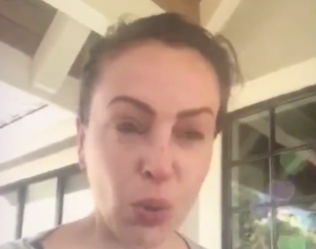 Alyssa Milano Breaks Down In Tears Over “Arbitrary Lines in the Sand ...