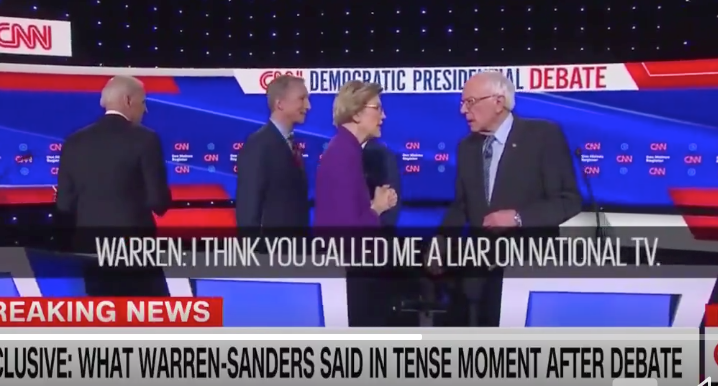 Senator Elizabeth Warren Caught On Hot Mic I Think You Just Called Me A Liar On National Tv 